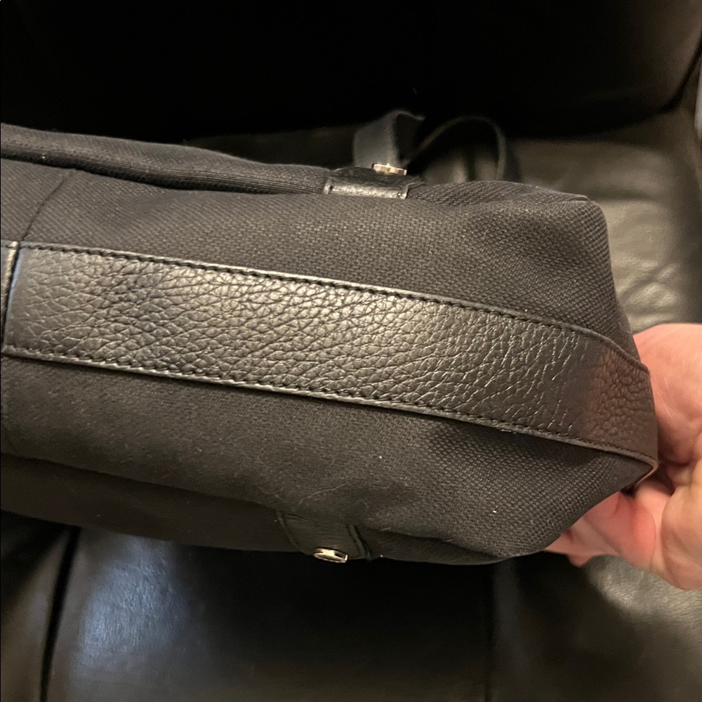 Bvlgari Black Tote with Silver Accents - Picture 7 of 10